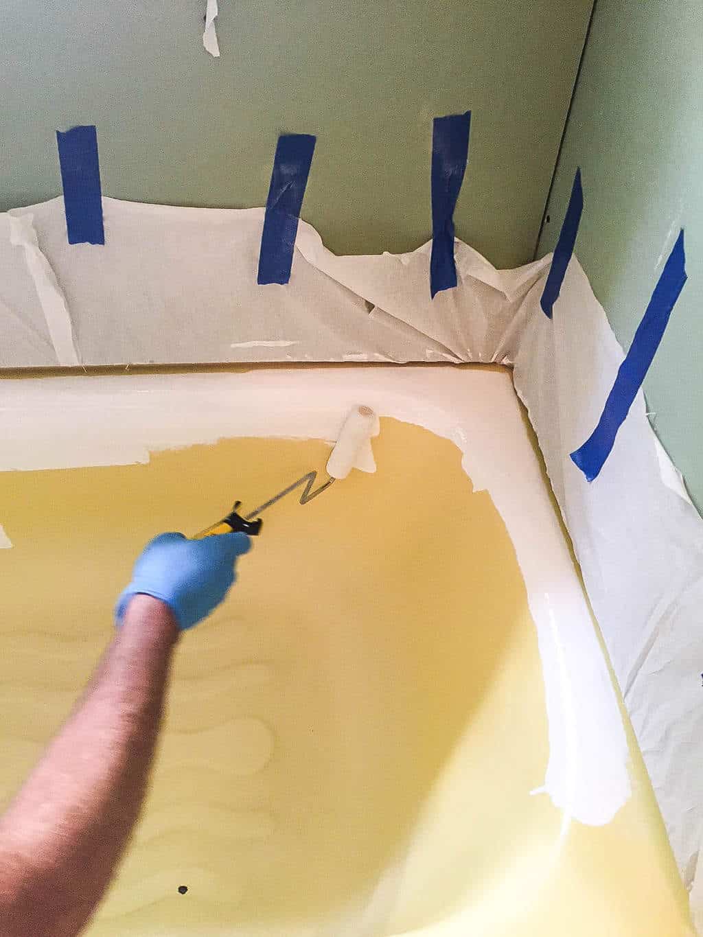 How To Paint A Bathtub Easily & Inexpensively! My