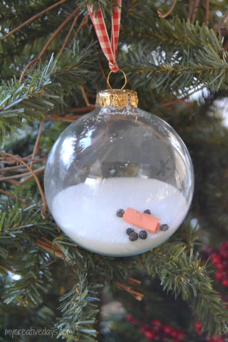 A Homemade Christmas Ornament that uses kitchen staples to create.