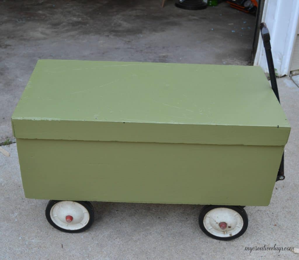 DIY Wagon Made From A Wood Box - My