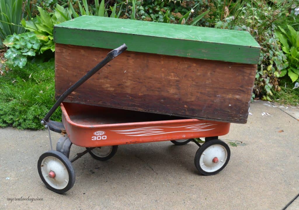 DIY Wagon Made From A Wood Box - My
