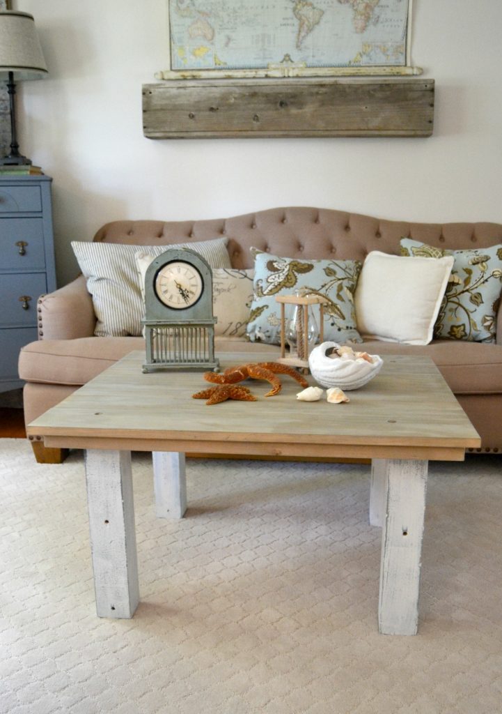 Faux Driftwood Coffee Table, How To Make A Driftwood Coffee Table
