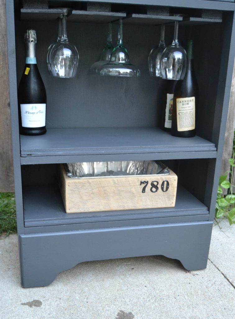 How To Build A Bar Out Of A Dresser To Serve Drinks At Your Next Party