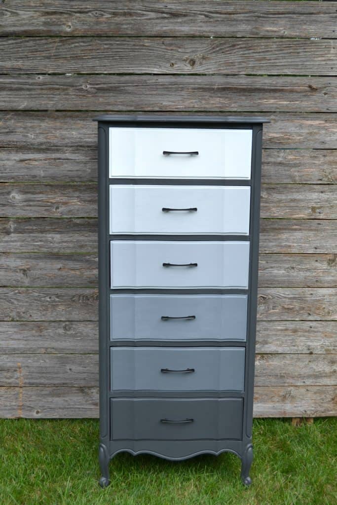 Gray Ombre Dresser Makeover That Made An Old Dresser Pretty Again