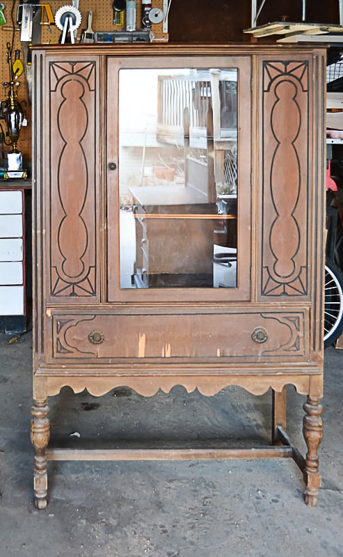 China Cabinet Makeover With Paint, Painted China Cabinet Ideas